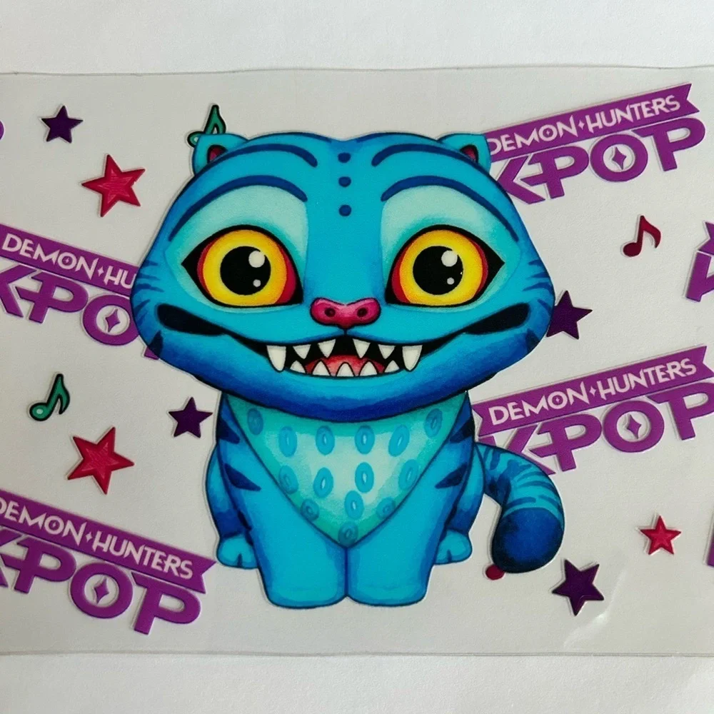 K-Pop Demon Hunter Derpy Cat Cup Decal 199